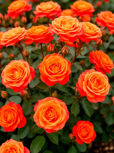 Роза миниатюрная Оранж Джувел (Orange Juwel)