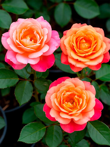 Роза миниатюрная Мандарино (Mandarinо)