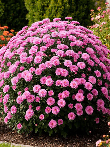 Хризантема мультифлора Дастина Пинк