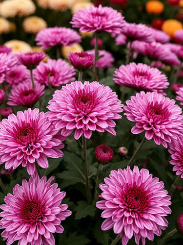 Хризантема мультифлора Дастина Пинк