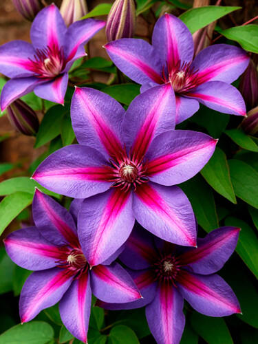 Клематис Mrs N. Thompson (Миссис Томпсон) 2 группа