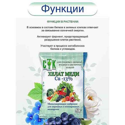 Хелат Меди 5 г, СТК