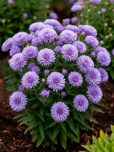 Астра новобельгийская Showmaker  Lavender ( Шоумейкер Лавандер) 