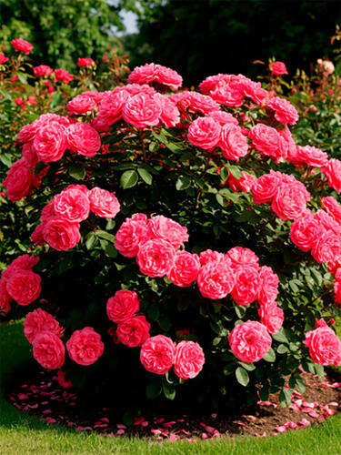 Роза шраб Ютерсен Розенкенигин (Uetersens Rosenkonigin)