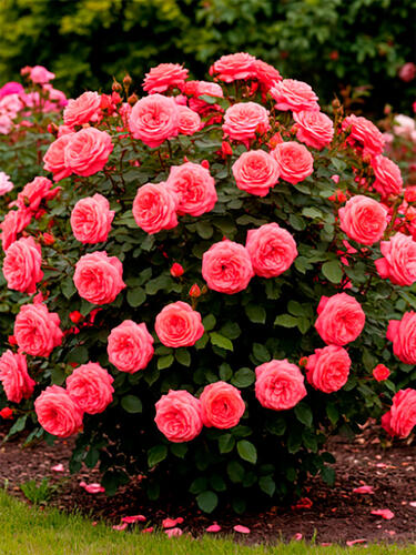 Роза шраб Ютерсен Розенкенигин (Uetersens Rosenkonigin)