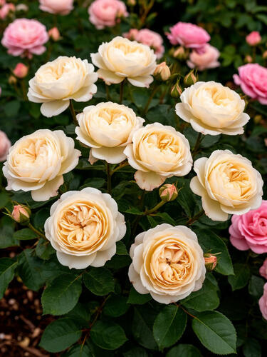 Роза шраб Шампань Рококо (Champagne Rokoko)