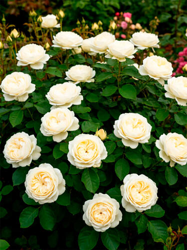 Роза английская кустовая Клэр Остин (Claire Austin)