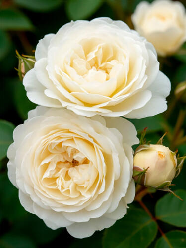 Роза английская кустовая Клэр Остин (Claire Austin)