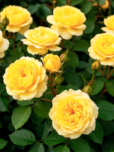 Роза шраб Голден Зест (Golden Zest)