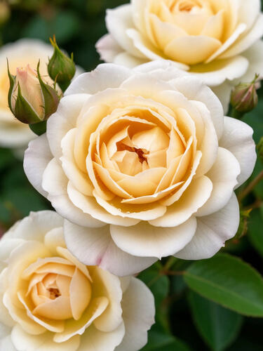 Роза флорибунда  Космос (Kosmos)