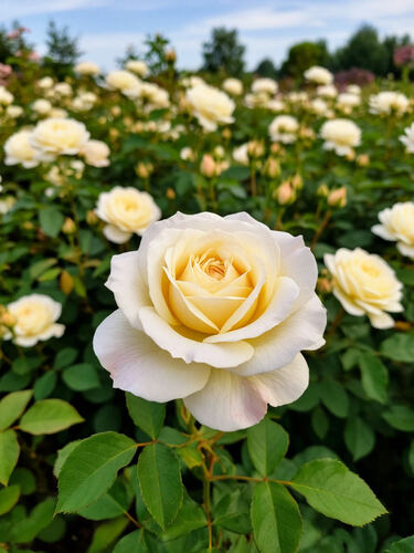 Роза флорибунда  Космос (Kosmos)