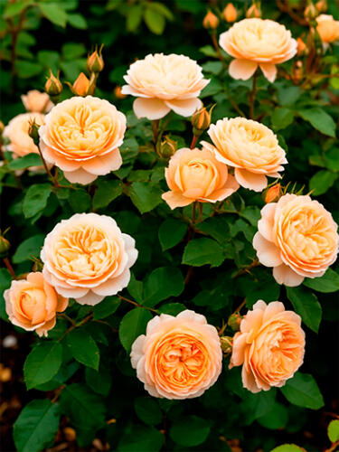 Роза английская кустовая Ти Клиппер (Tea Clipper)