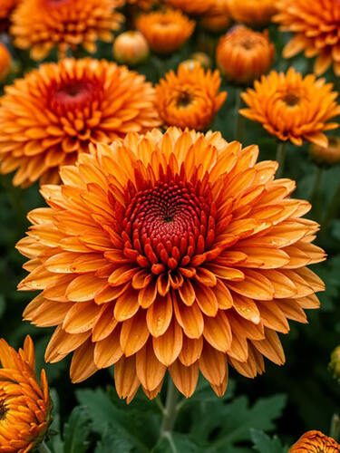 Хризантема мультифлора Арес Бронз