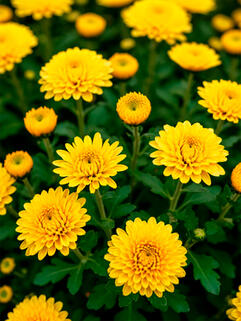 Хризантема мультифлора Sanbeam Golden (Санбим Голден)